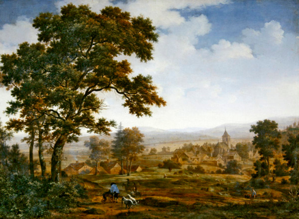 Detail of Landscape by Joris van der Hagen