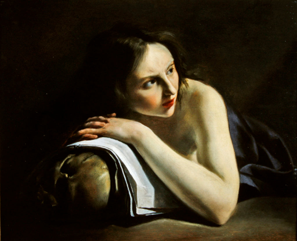 Detail of Penitent Magdalen by Paulus Moreelse