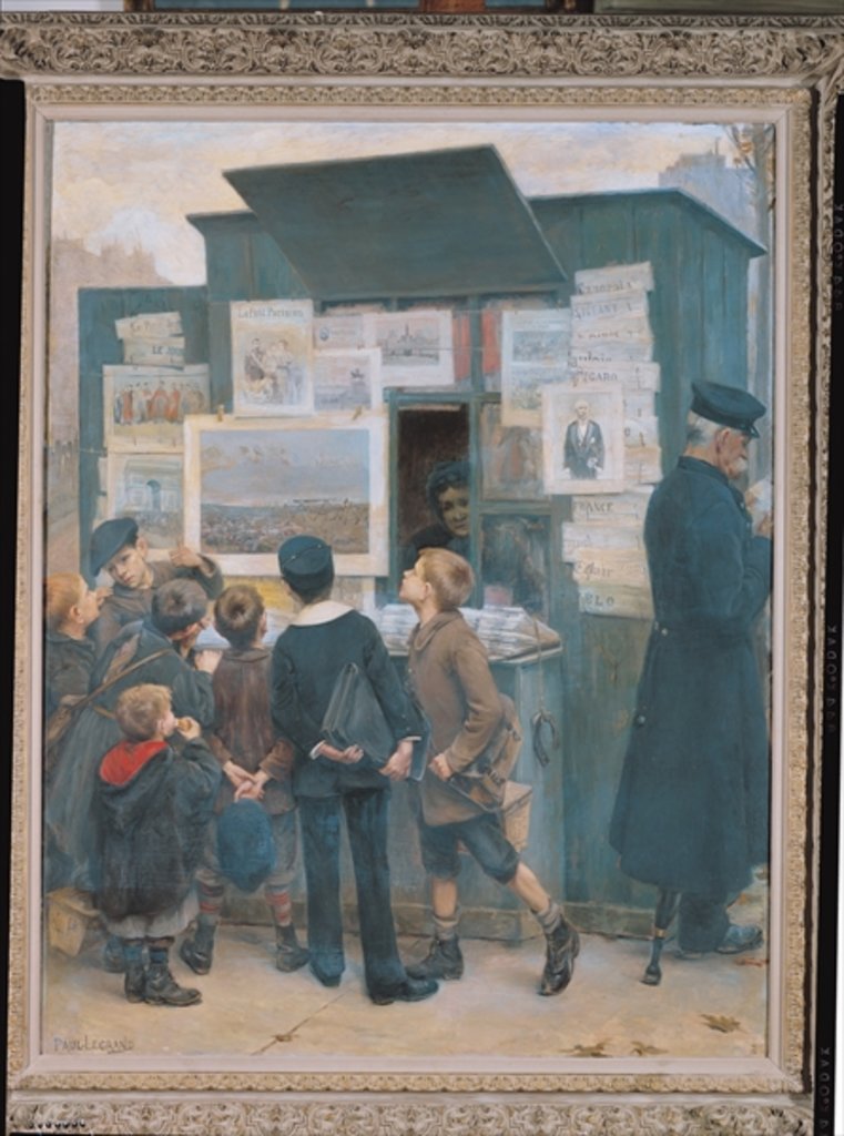 Detail of Looking at 'The Dream' by Detaille, 1897 by Paul-Emmanuel Legrand