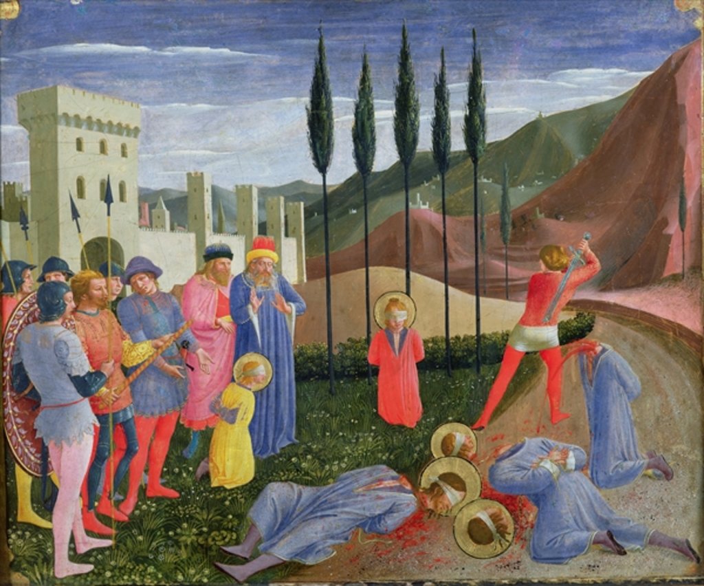 Detail of The Martyrdom of St. Cosmas and St. Damian by Fra Angelico