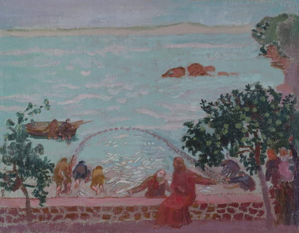 Detail of The miraculous draught of fishes, c. 1910 by Maurice Denis