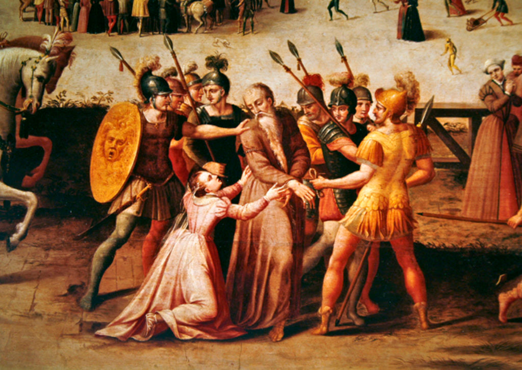 Detail of The Arrest of Sir Thomas More in 1535 by Antoine Caron