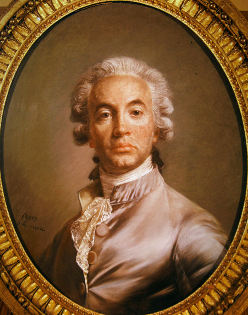 Detail of Self portrait by Joseph Boze