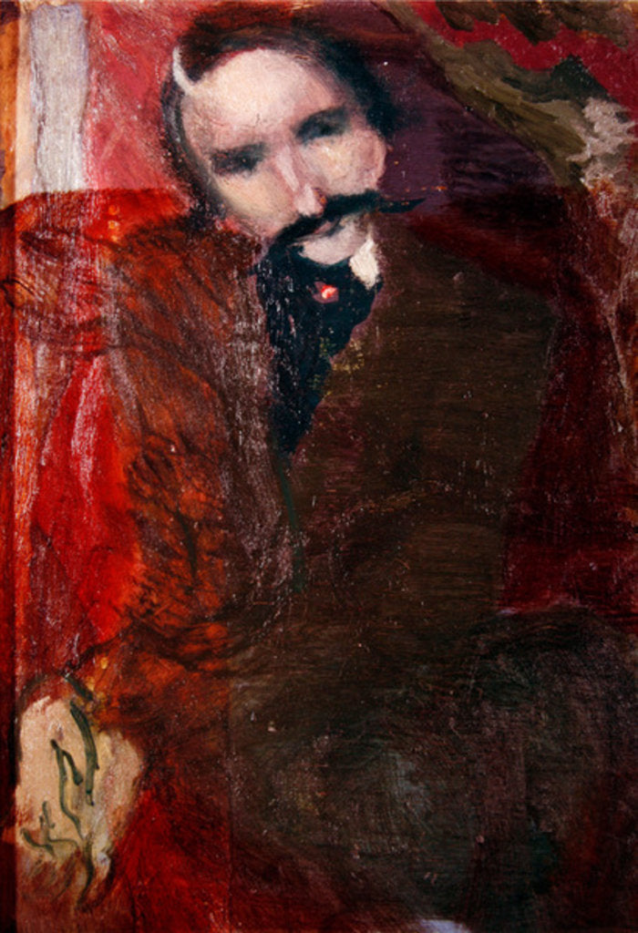 Detail of Andre Gide, 1892 by Maurice Denis