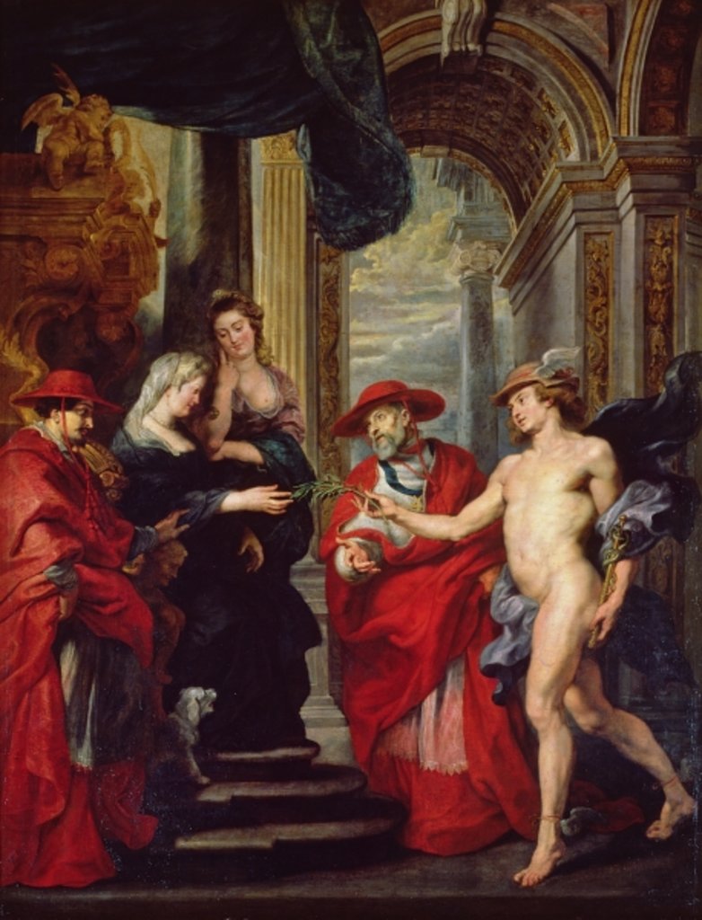 Detail of The Medici Cycle: The Treaty of Angouleme 30 April 1619, 1621-5 by Peter Paul Rubens