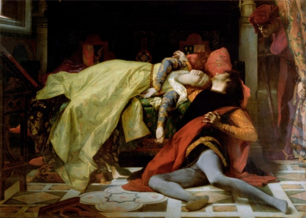 Detail of Death of Francesca da Rimini and Paolo Malatesta, 1870 by Alexandre Cabanel