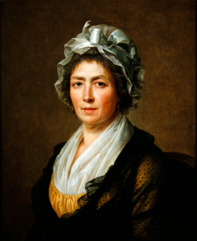 Detail of Portrait of a woman, or the governess of the the artist's children by Jacques Louis David