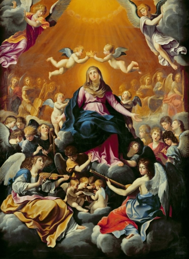 Detail of Coronation of the Virgin by Guido Reni
