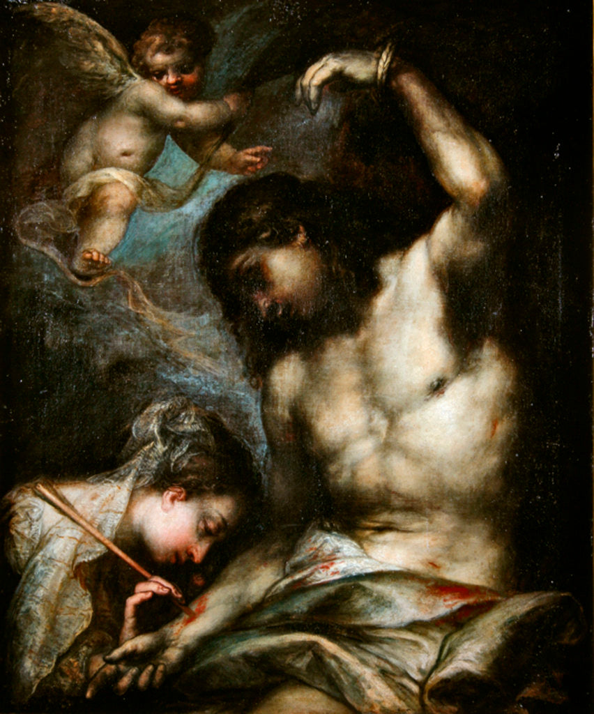 Detail of St Sebastian by Andrea Celesti