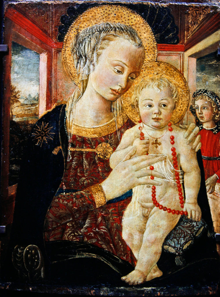 Detail of The Virgin and Child by Italian School