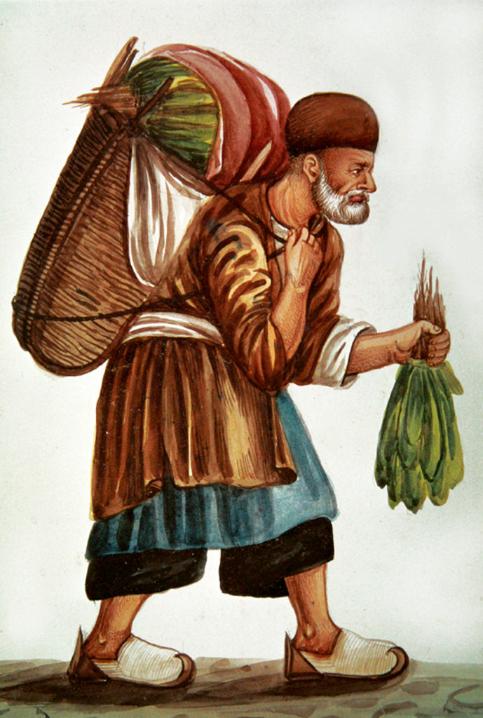 Detail of The Gardener by Persian School