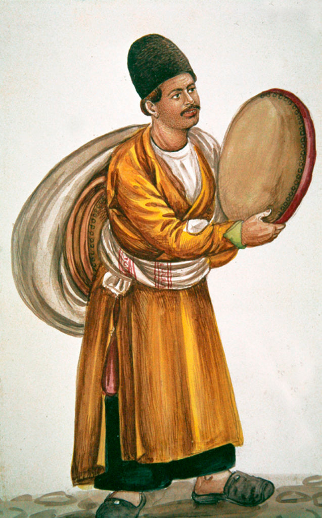 Detail of Street vendor by Persian School