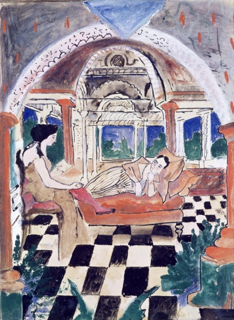 Detail of Apollinaire and his Muse by Max Jacob