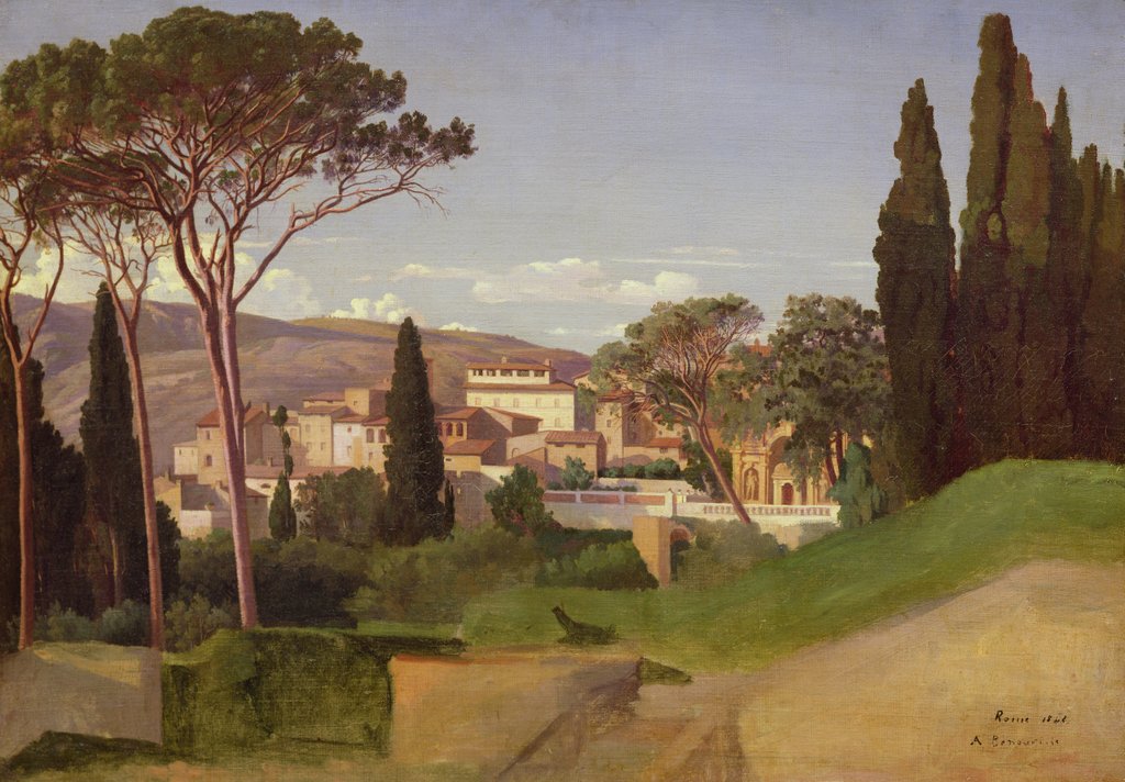 Detail of View of a Roman Villa, 1844 by Jean Achille Benouville