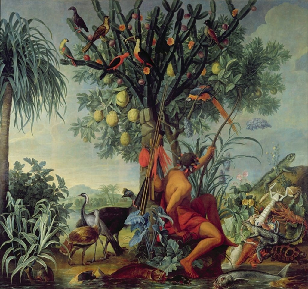 Detail of The Indian Hunter, 1740 by Alexandre-Francois Desportes