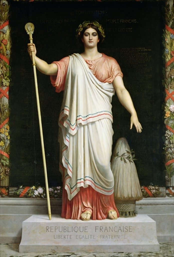 Detail of Allegory of the Republic, 1848 by Dominique Louis Papety