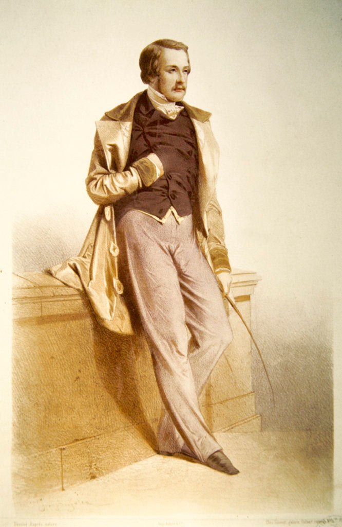 Detail of Henri Charles Ferdinand Marie Dieudonne de France, Duke of Bordeaux, Count of Chambord by Joseph Felon