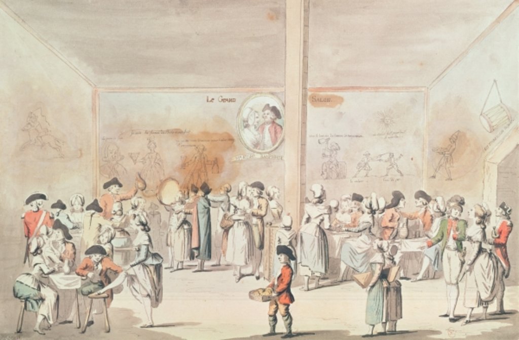 Detail of Cafe Ramponneau by Etienne Bericourt