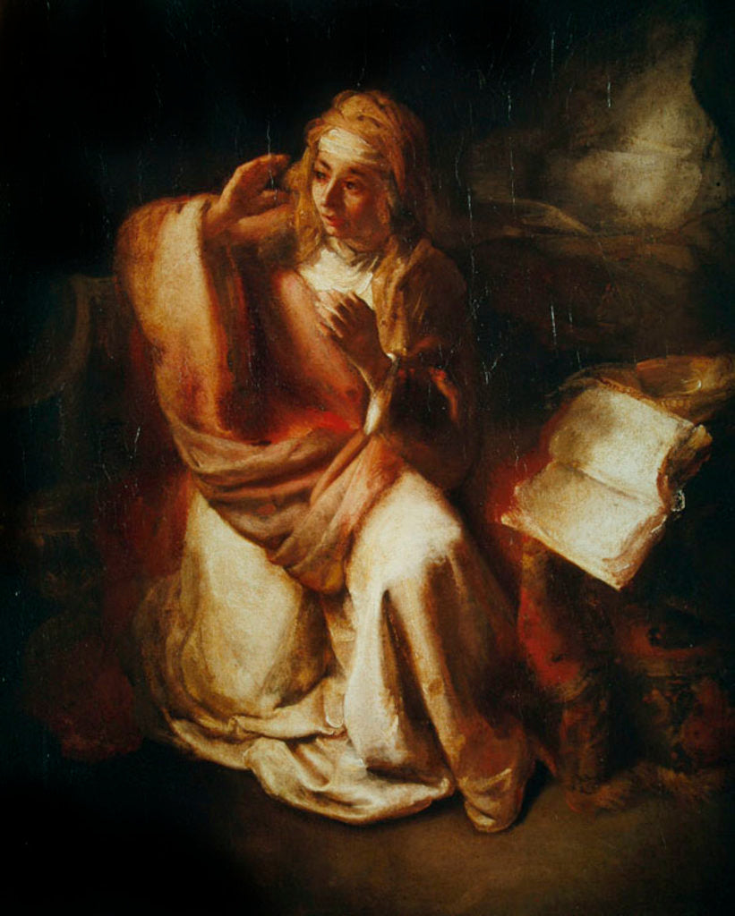Detail of The Annunciation by Willem Drost