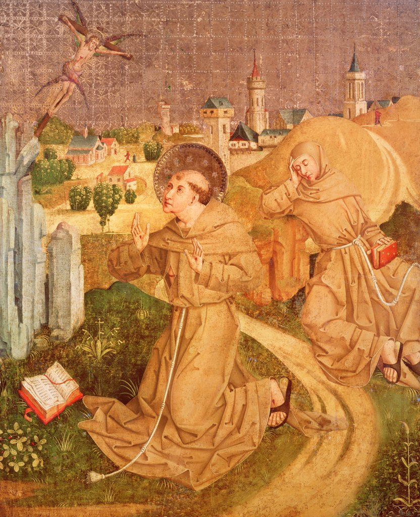 Detail of Saint Francis Receiving the Stigmata, 1482 by Master Z. R.