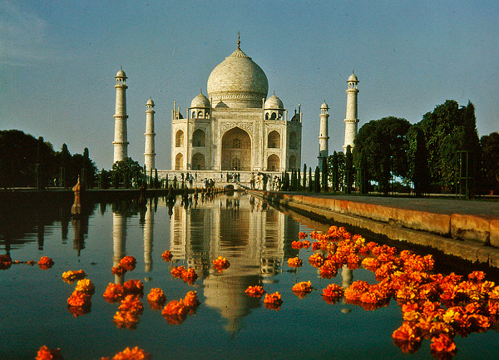 Detail of View of the Taj Mahal by Anonymous