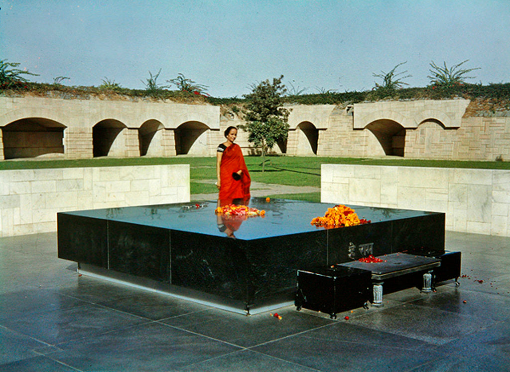 Detail of Tomb of Gandhi by Anonymous