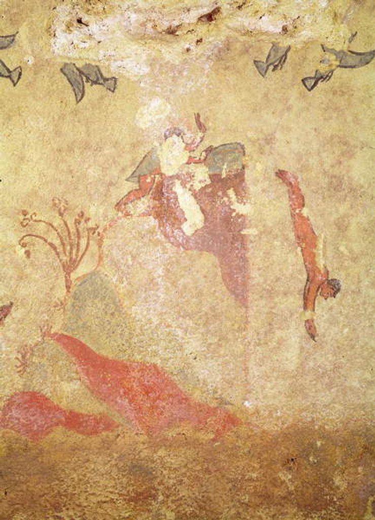Detail of Rock and divers by Etruscan