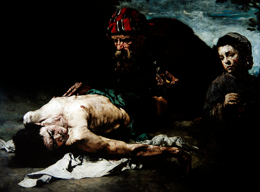 Detail of The Good Samaritan, 1870-75 by Auguste Theodule Ribot