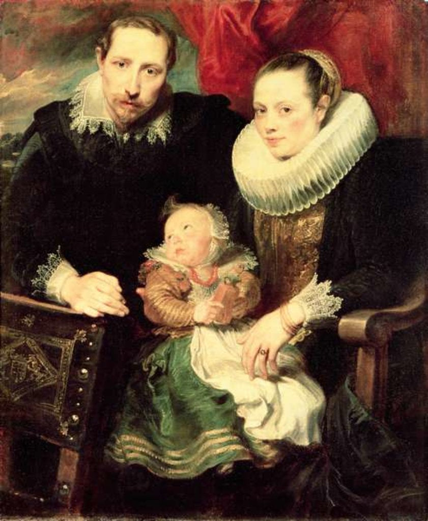 Detail of A Family Portrait, c.1618-21 by Anthony van Dyck