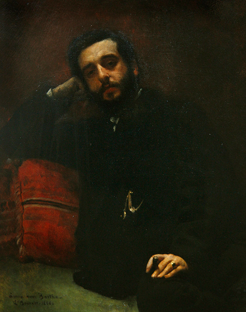 Detail of Portrait of Adrien Barthe, 1866 by Leon Joseph Florentin Bonnat
