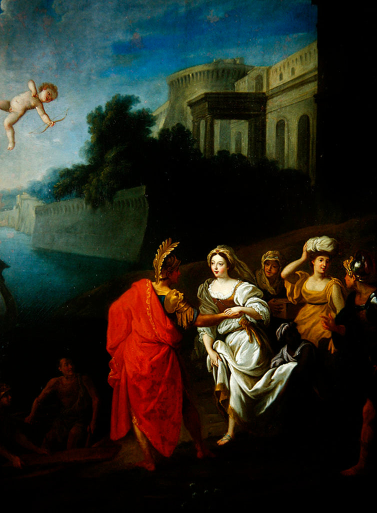 Detail of The Abduction of Helen by Bon de Boulogne