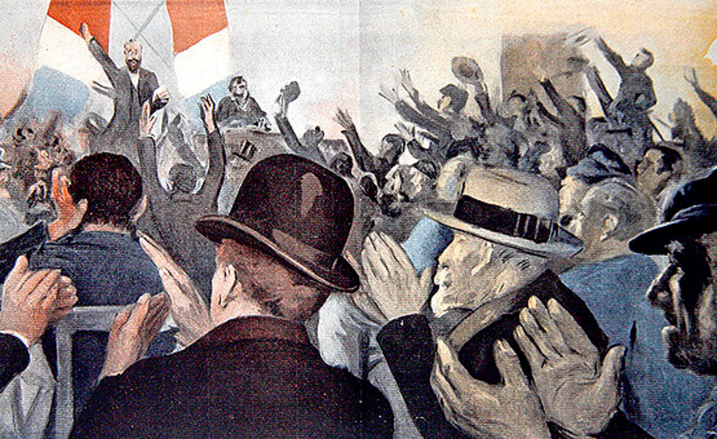 Detail of You, men of duty and sincerity by Leopold Braun