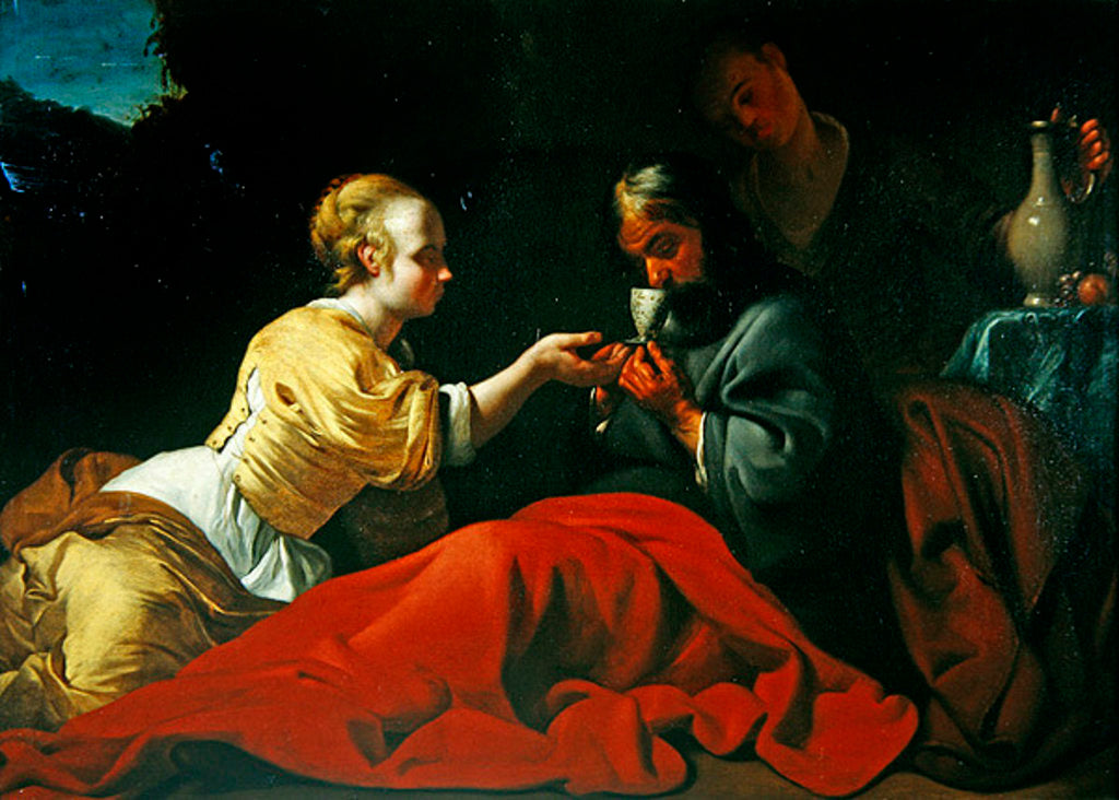 Detail of Lot and his Daughters by Reyer Jacobsz van Blommendael