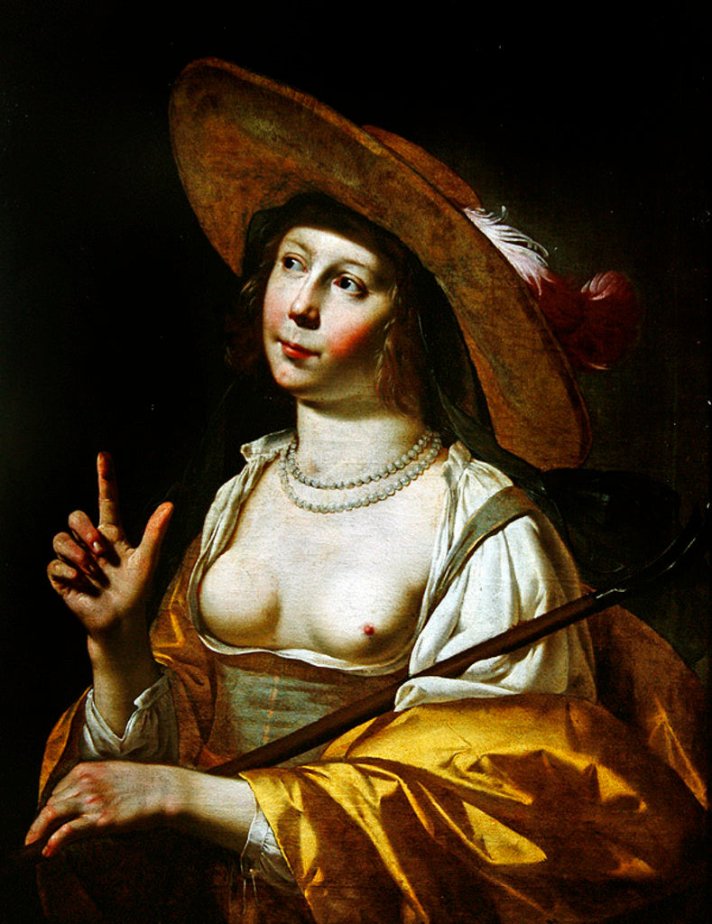 Detail of Shepherdess, c.1625-30 by Jan van Bijlert or Bylert