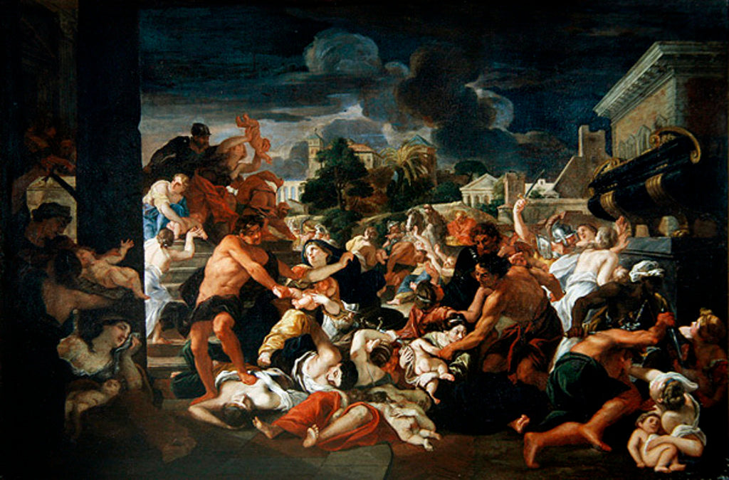 Detail of The Massacre of the Innocents by French School
