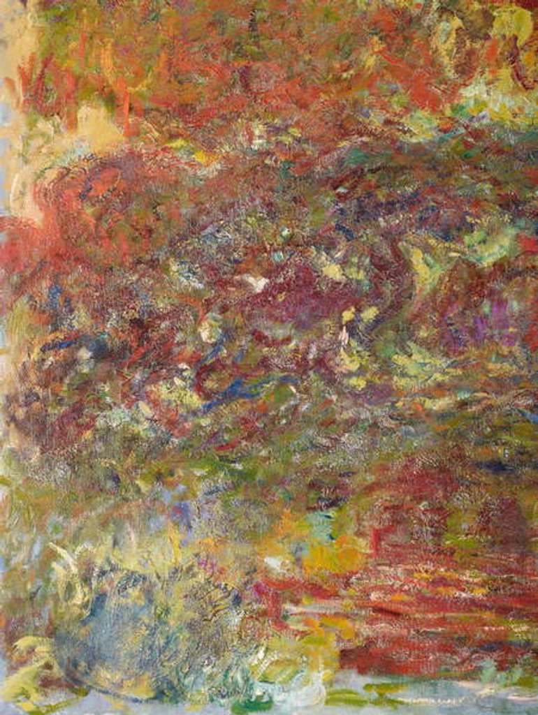 Detail of The Japanese Bridge, 1918-24 by Claude Monet