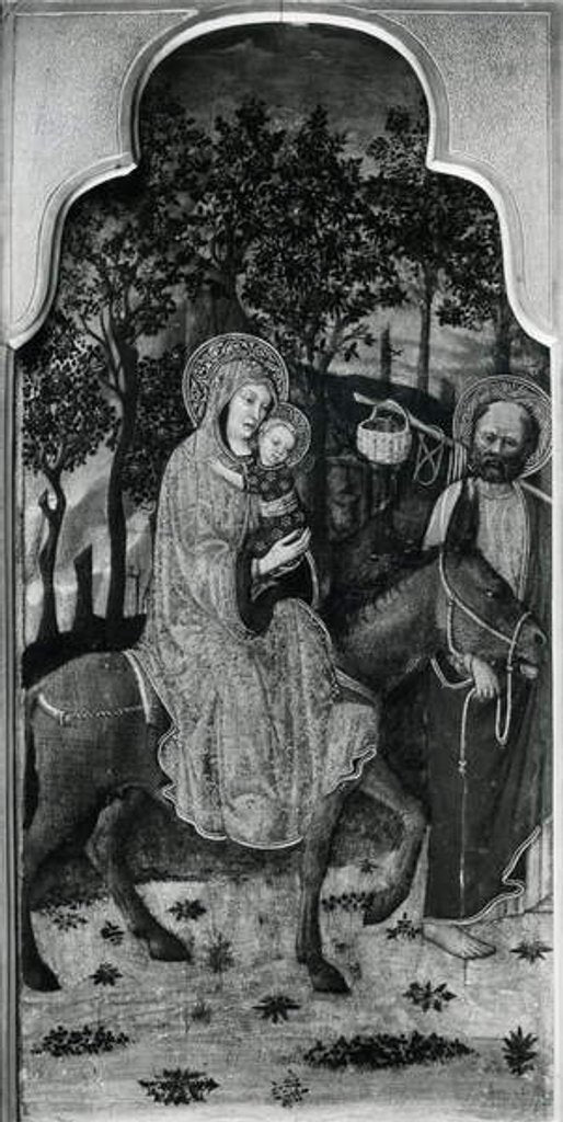 Detail of Cycle of the Life of the Virgin, Flight into Egypt, c.1445 by Giovanni Francesco da Rimini
