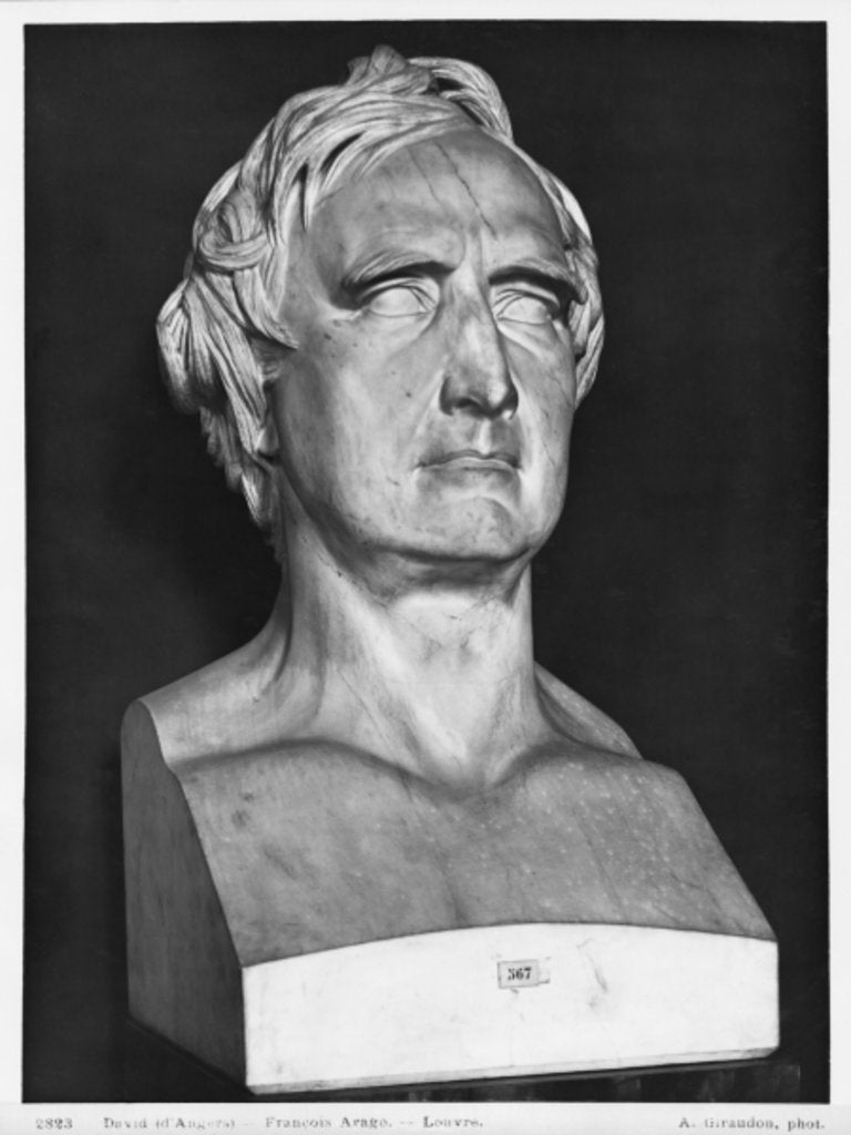 Detail of Dominique Francois Arago, 1839 by Pierre Jean David d'Angers