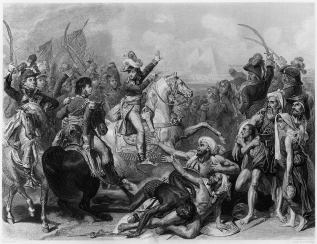 Detail of Napoleon Bonaparte at the Battle of the Pyramids by Baron Antoine Jean Gros