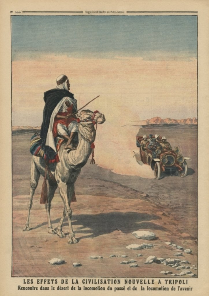 Detail of Effects of the new civilization at Tripoli by French School