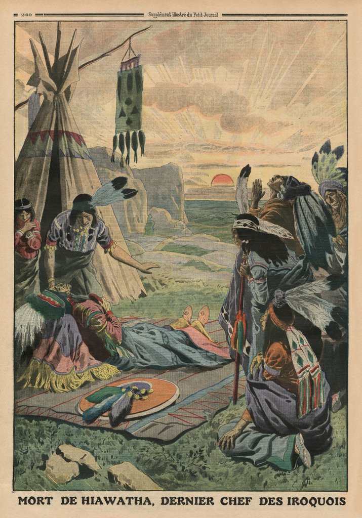 Detail of Death of Hiawatha by French School