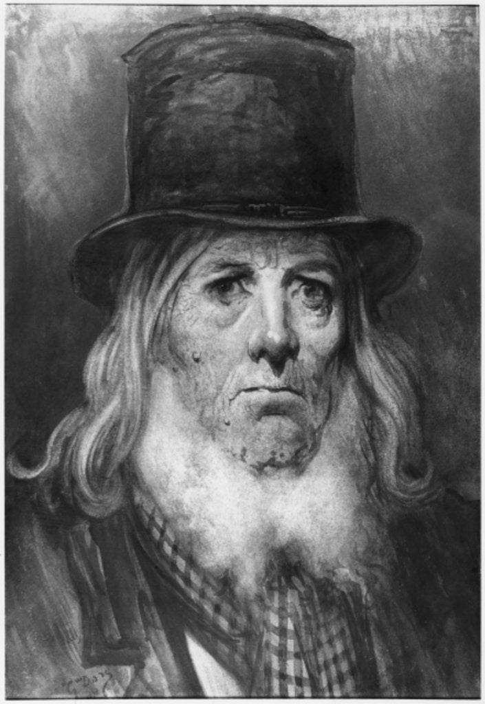 Detail of A Jew of Whitechapel, 1878 by Gustave Dore