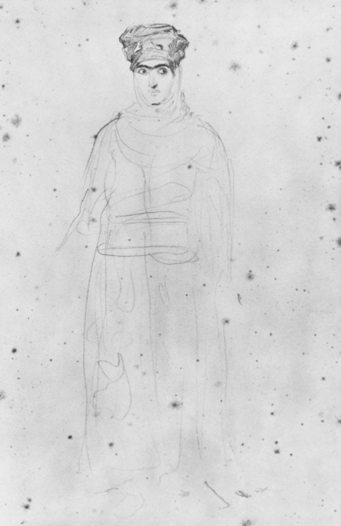 Detail of Moorish woman by Theodore Chasseriau