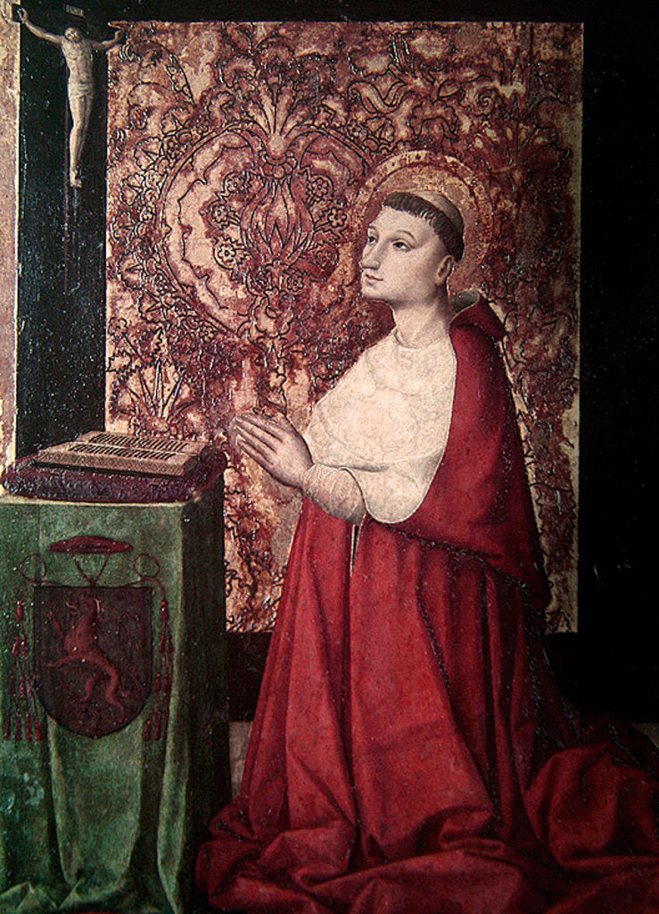 Detail of The Vision of St. Pierre de Luxembourg, Provencal School, c.1470 by French School