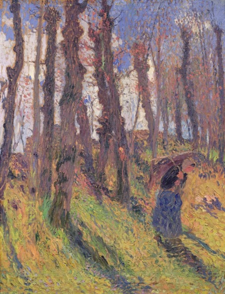 Detail of Winter, 1915 by Henri Jean Guillaume Martin