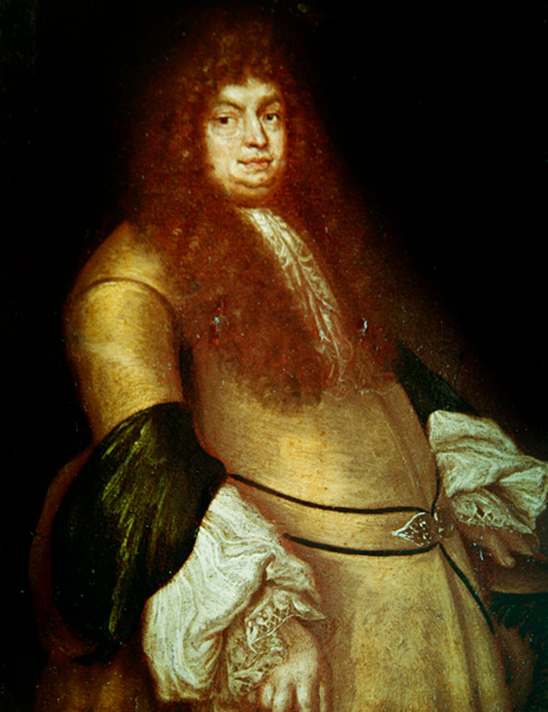 Detail of Portrait of Antoine de la Roque, c.1721 by Jean Antoine Watteau