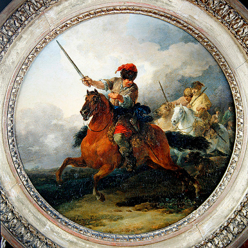 Detail of Bulgarian Horseman by Francesco Giuseppe Casanova
