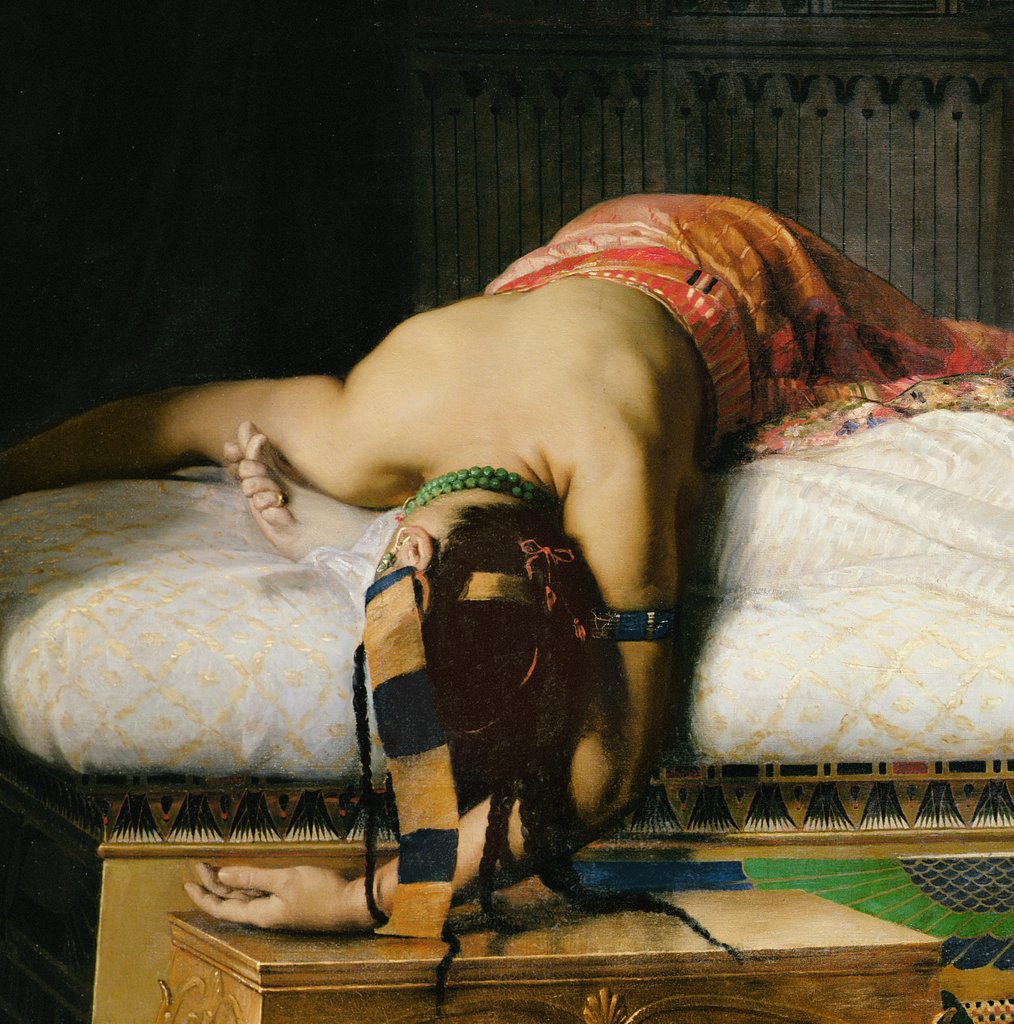 Detail of Death of Cleopatra, 1874 by Jean-Andre Rixens