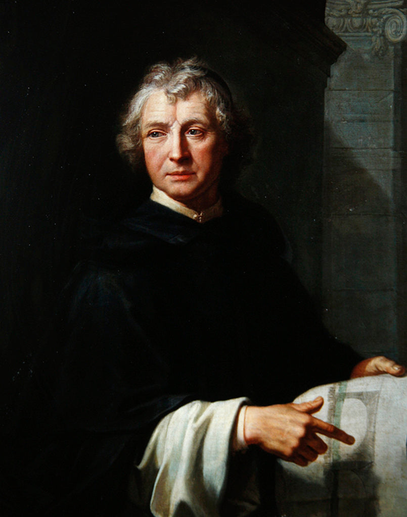 Detail of Portrait of Friar Francois Romain by Francois Jouvenet