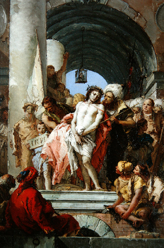 Detail of Ecce Homo by Giandomenico Tiepolo